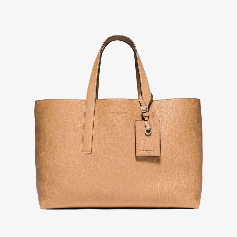Michael Kors Peanut Leather Mason Reversible Tote